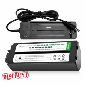 Upgrade 2500mAh NB-CP2L CP1L battery + charger adapter for Canon Selphy CP1500