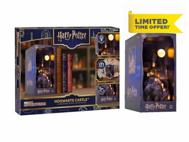 Revell Tiny Adventures Tiny Adventures - Harry Potter Hogwarts Castle Book Nook - With LED Lighting