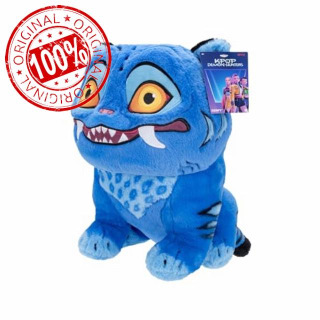 KPop Demon Hunters 12-inch Derpy Tiger - Ultra-Soft Collectible Movie Character - Cuddle-Ready Plush for Fans & Collectors - Ages 6+
