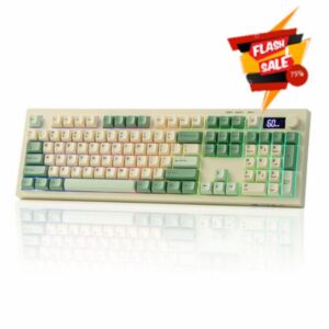 EPOMAKER AULA S102 PRO Membrane Gaming Keyboard with TFT Screen