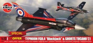 Airfix 980003-1/72 Eurofighter Typhoon FGR.4 (Blackjack) + Tucano T.1 Shorts Scale 1:72