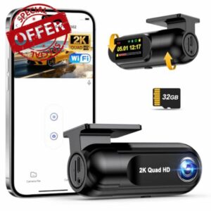 CHORTAU Dash Cam 2K Car Camera