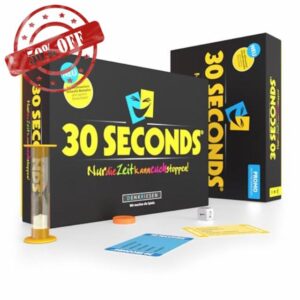 DENKRIESEN - 30 Seconds® Plus Free Promo Version | Party Game for Adults & Families | Board Game from 12 Years | From 3 Players | 2400 Terms | Guessing Game for Groups & Game Night - Double Pack