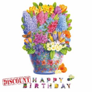 Wentworth Happy Birthday Bouquet Wooden Puzzle - 250 Pieces Adult Jigsaw Puzzle