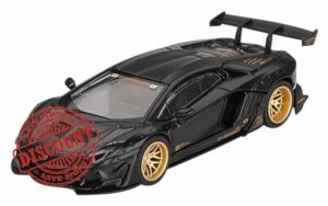Sunrich MGT01087-BL MINI GT 1/64 LBWORKS Lamborghini Aventador Limited Edition Matte Black (Left Handle) Blister Package Specifications