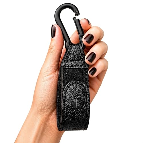 Pair of Pram Hooks with Heavy-Duty Carabiner