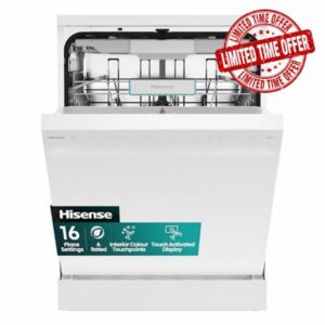Hisense Standard Dishwasher - White - A Rated           [Energy Class A]
