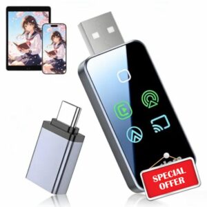 4 In 1 Wireless CarPlay Adapter for iPhone