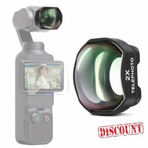 2X Telephoto Portrait Lens Compatible with DJI Osmo Pocket 3 Only