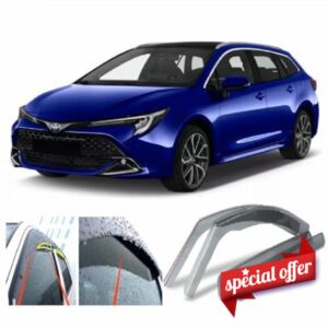 4x Wind Deflectors for TOYOTA Corolla (E210) 5-door Estate 2019 2020 2021 2022 2023 2024 2025 2026 Rain Guards Weather Shields Sun Visors