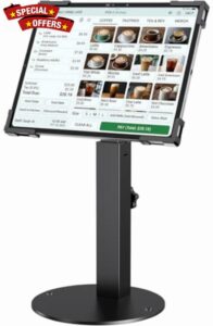 Secure Tablet Kiosk Stand for 10"-14" iPad Pro Air and Samsung