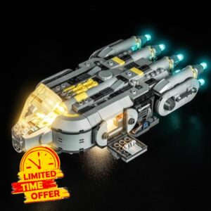 LocoLee LED Light Set Compatible with LEGO 75445 Anzellan Starship LED Decoration Lighting Kit Compatible with LEGO 75445 Building Blocks Model Only Lights Set