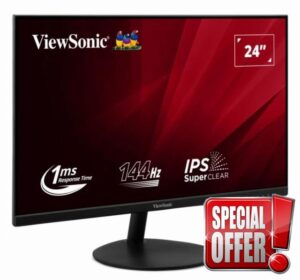 ViewSonic 24" VA24E2-H IPS FHD 100HZ VGA HDMI Monito