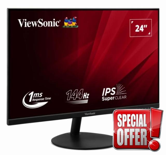 ViewSonic 24" VA24E2-H IPS FHD 100HZ VGA HDMI Monito