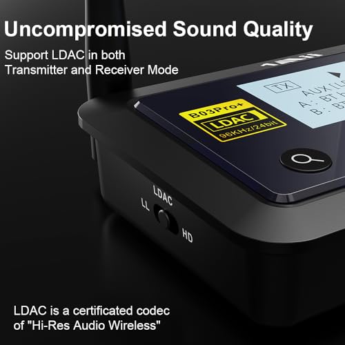 Long Range Wireless Audio Adapter with Screen
