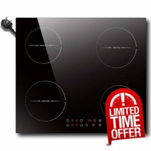 Noxton Induction Hob 4 Zone Built-in Induction Hob 60cm with Safe Lock