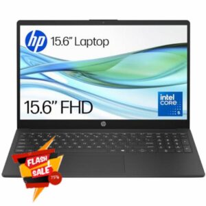 HP 15.6" Laptop | Intel Core™ 5 120U Processor | 16 GB RAM | 512 GB SSD | Intel Graphics | FHD Anti-Glare Display | Windows 11 Home | Fast Charge | Jet Black | 15-fd0005sa