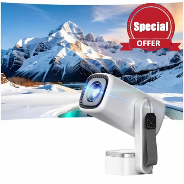 Mini Projector with WIFI and Bluetooth Built-in Apps