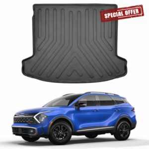 Heavy-Duty Rubber Boot Liner for KIA SPORTAGE Mk5 2022–2026 – Waterproof Non-Slip Boot Protector with Raised Edges – Compatible with KIA SPORTAGE Mk5 2022–2026