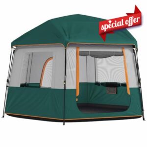 Outsunny 4-6 Person Easy Setup Camping Tent