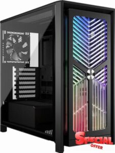 CORSAIR FRAME 4000X RS Modular Mid-Tower ATX PC Case – RGB Front Panel