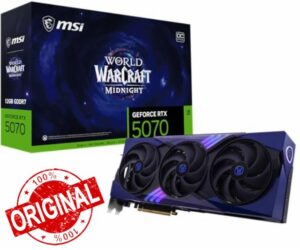 msi Gaming RTX 5070 12G World of Warcraft Midnight Void Edition OC Graphics Card (12GB GDDR7