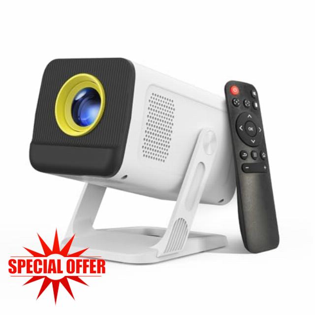 Mini Projector with WIFI 6 and Bluetooth 5.4