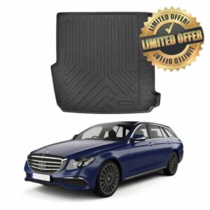 Heavy-Duty Rubber Boot Liner for Mercedes E Class S213 Estate 2016–2023 – Waterproof Non-Slip Boot Protector with Raised Edges – Compatible with Mercedes E Class S213 Estate 2016–2023