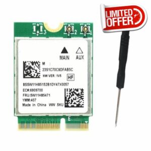 Tri-Band WiFi7 Card RTL8922AE 6338Mbps 2.4G/5G/6G Bluetooth 5.4 M. 2 NGFF Wireless WiFi Adapter for 10/11