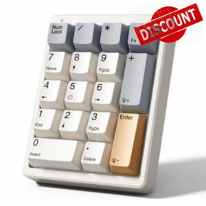 17 Keys Type C Wired Number Pad Mechanical Numeric Keypad Numpad Gaming Mini Keyboard Programming Keypads Red
