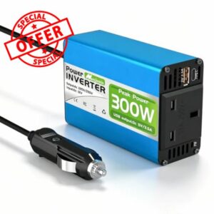 300W Car Power Inverter 12V to 230V/240V Converter