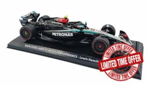 OPO 10 - 1/24 scale Formula 1 car compatible with MERCEDES-AMG F1 W15 E PERFORMANCE Lewis Hamilton 2024 F1 - OR107