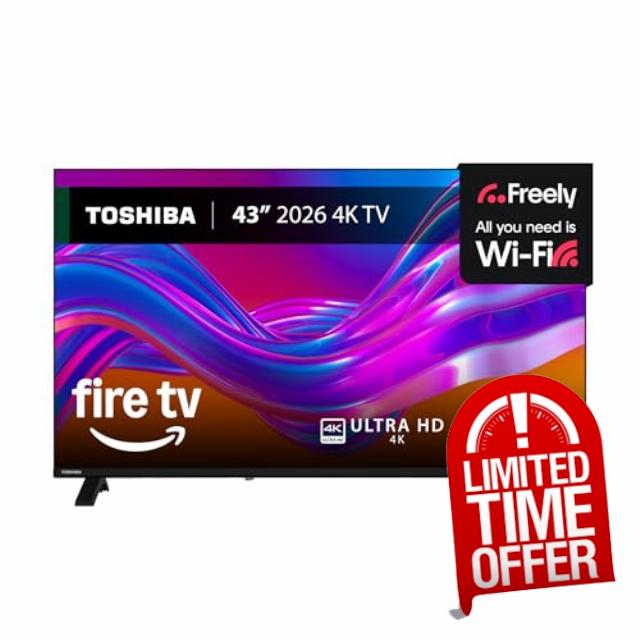 Toshiba 43" UF26 Fire 4K HDR TV