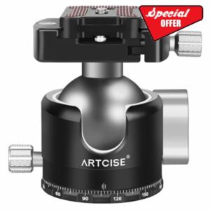 ARTCISE Low Profile Camera Tripod Ball Head