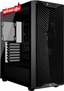 CORSAIR 3200D RS Mid-Tower PC Case – 3x RS120 PWM Fans Included