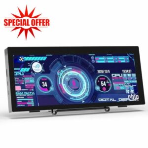 12.3 Inch IPS Stretched Bar LCD Travel Display 1920*720 Secondary Monitor