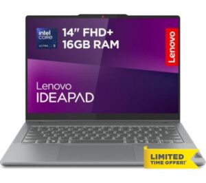 Lenovo Ideapad 5 14" 2 in 1 Touchscreen Laptop Intel Core Ultra 5 16GB RAM 512GB SSD Windows 11 Home Luna Grey