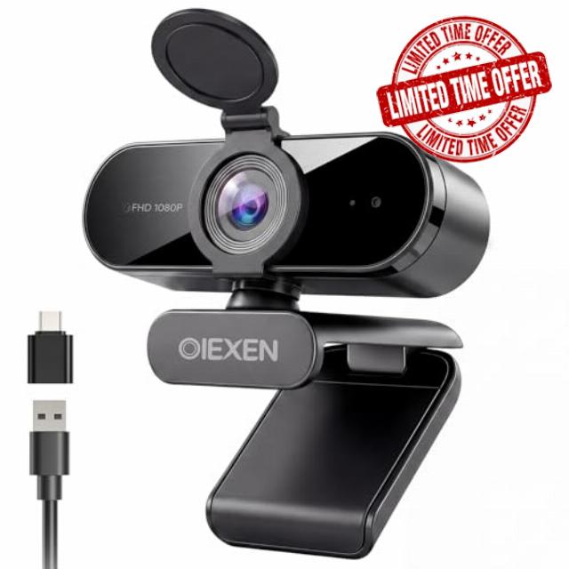 1080P Webcam with Microphone