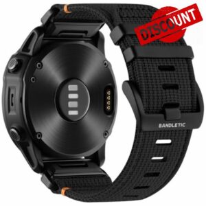 Bandletic 22mm 26mm QuickFit Strap Compatible With Garmin Fenix 8 47mm/51mm
