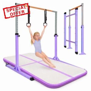 Gymnastics Bar for Kids Ages 3-15