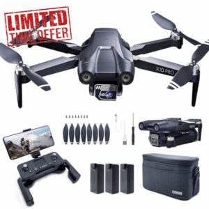 CHUBORY X10 PRO GPS Drone with Camera for Adults 4K UHD