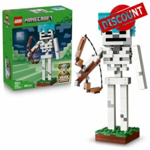 LEGO Minecraft The Skeleton Toy - Figure w/Diamond Helmet
