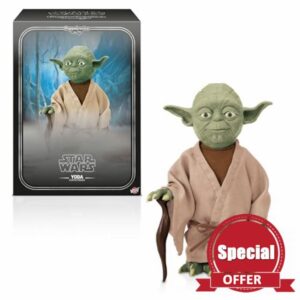 WOW! Stuff Star Wars Yoda Puppetronic by RealFX | Interactive Animatronic Puppet | Over 120+ Sounds & Actions | Realistic Skin