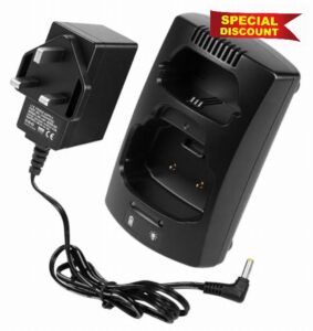 Desktop Charger for Sepura Radio SC20 SC21 SC2020 SC2024 STP8000 STP8020 STP8030 STP8035 STP8038 STP8040 STP9000 EASTCOM D8035 Battery Charging Dock Cradle Base Station Quick
