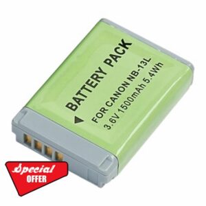 NB-13L CB-2LH CB-2LHT Battery Compatible with Canon PowerShot SX740 HS