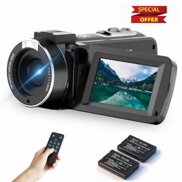 ORDRO Camcorder Video Camera 1080P