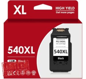Ink Cartridge 540 XL Replacement for Original Canon 540 XL Ink Cartridge