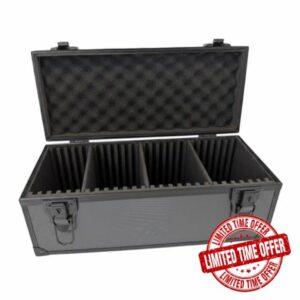 Sharplace Trading Card Storage Box Organizer Durability Case with Dividers Sturdy Practical Cards Case Holder Aluminum Alloy