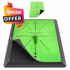Golf Swing Mat with 1 Replaceable Surface