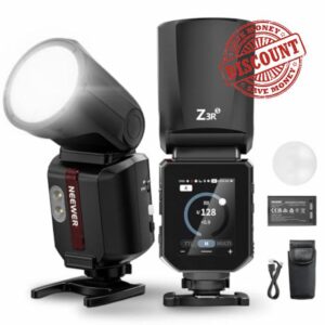 NEEWER 100Ws 2.4G Round Head TTL Flash Compatible with Sony Cameras